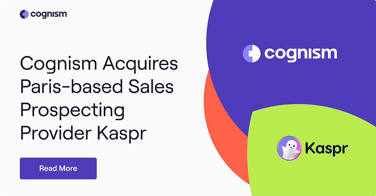 Cognism Acquires Paris based Sales Prospecting Provider Kaspr